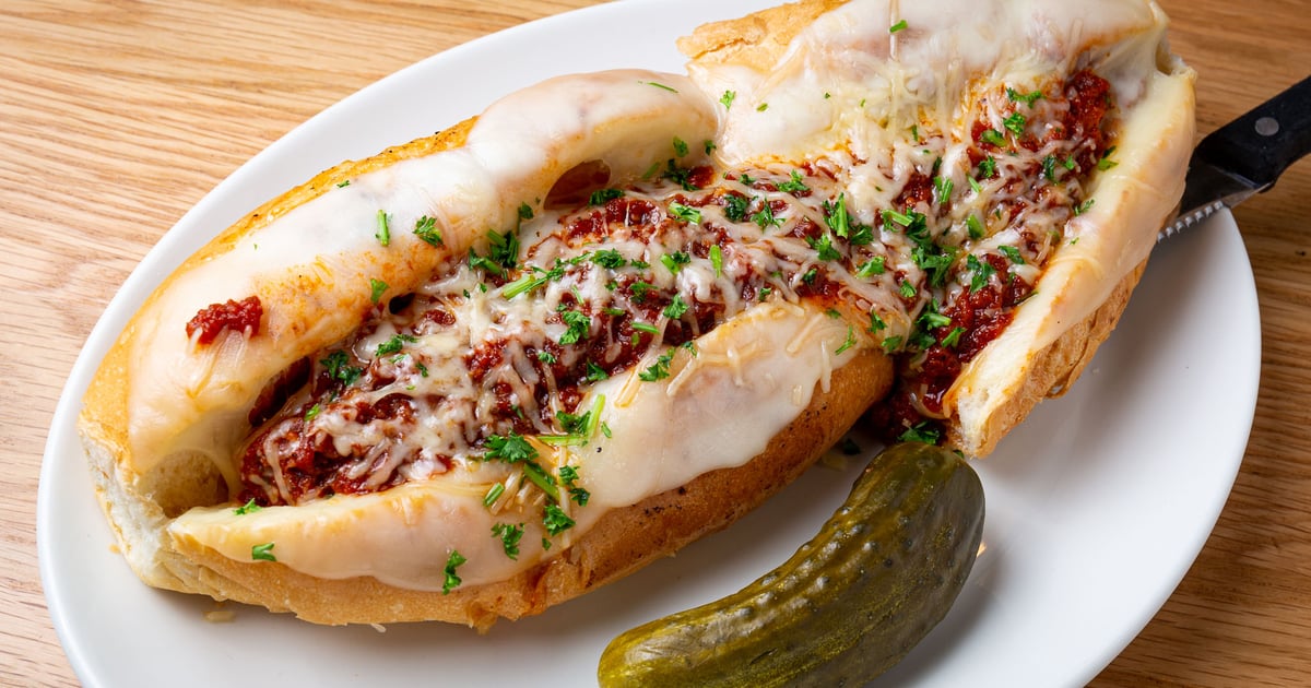 Meatball Parm Hero Food Katz's Never Kloses