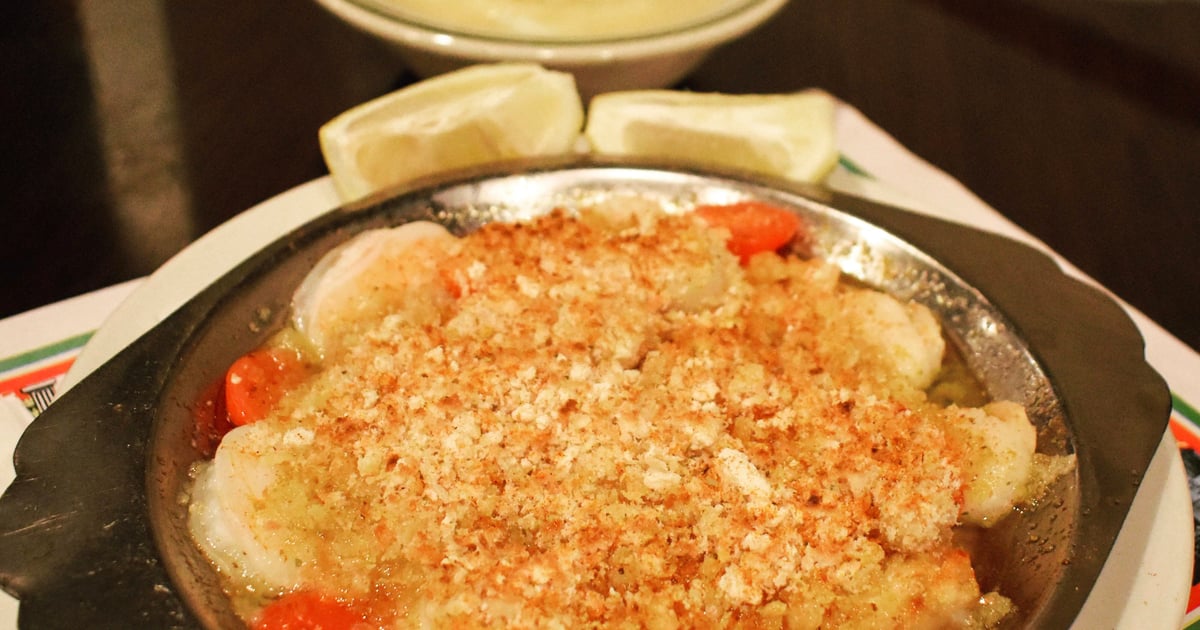 Broiled Scallop Dinner Menu Falsetti's Villa Restaurant Italian