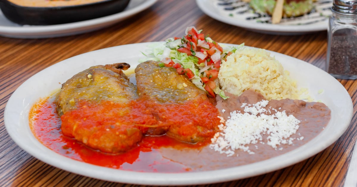 Chile Rellenos Plate - Palenque Cocina Y Agaveria | Mexican Restaurant ...