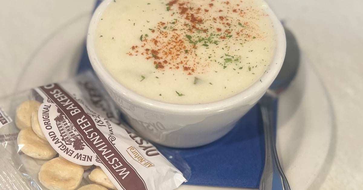 New England-Style Chowder (Cup) - The Dutchie - Seafood Restaurant in ...