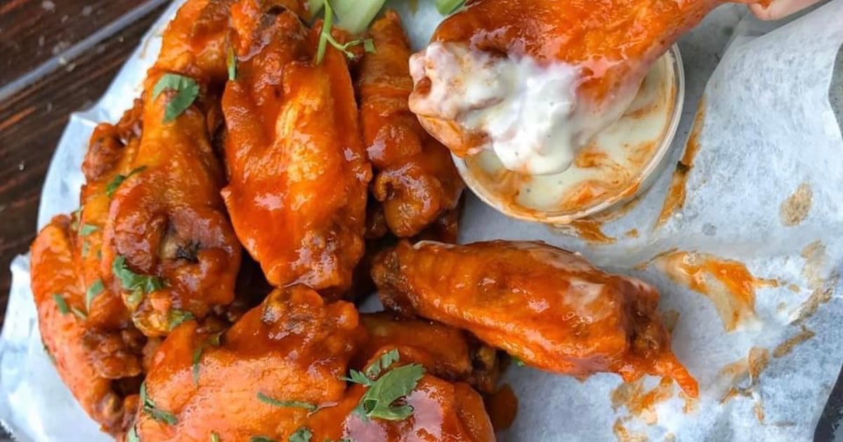 5 Piece Flavored Wings Menu Us fried chicken