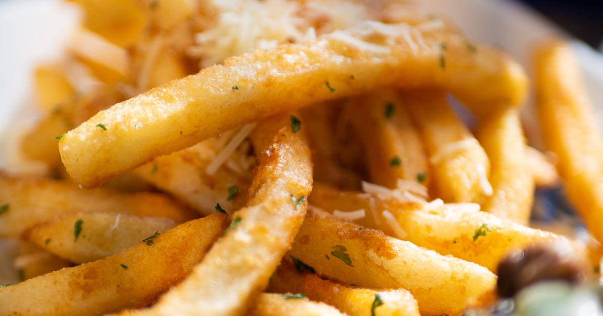 GarlicParmesan Fries Our Menu KC's Classic Burger Bar Burger