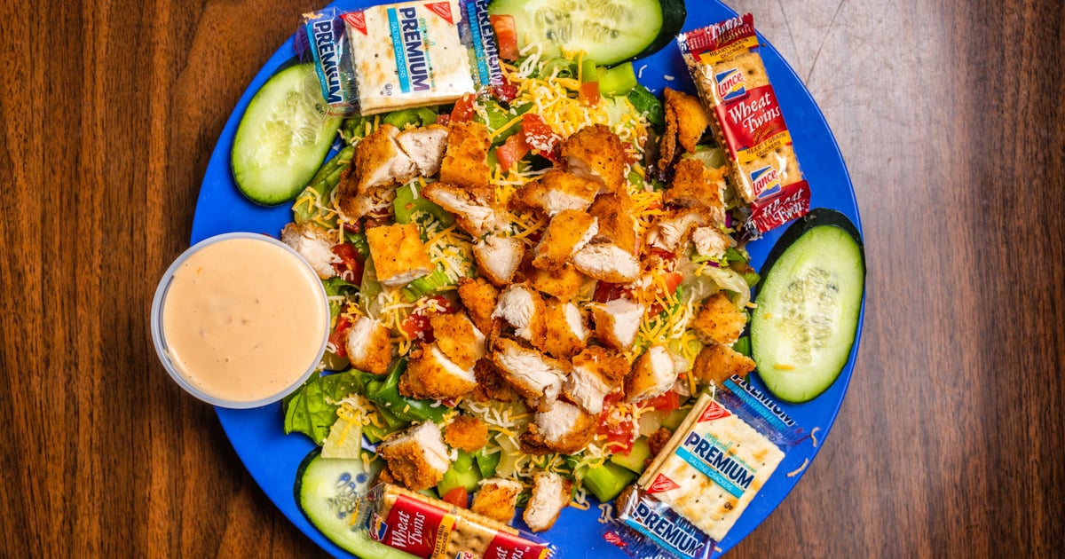 Chicken Bit Salad Food River Smith's Chicken & Catfish Restaurant