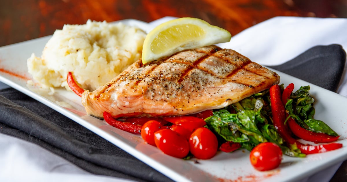 Mediterranean King Salmon* - Dinner - Demetris Woodstone Taverna (Kafé 