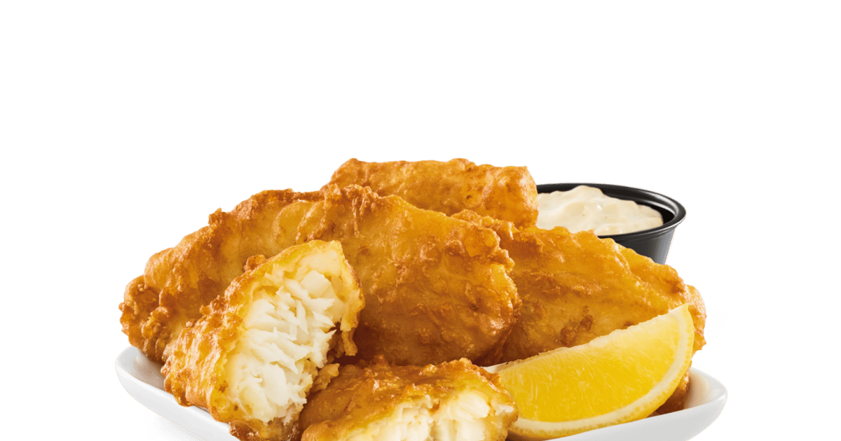 Atlantic Cod Dinner Main Piggy's BBQ, Wings & Fish