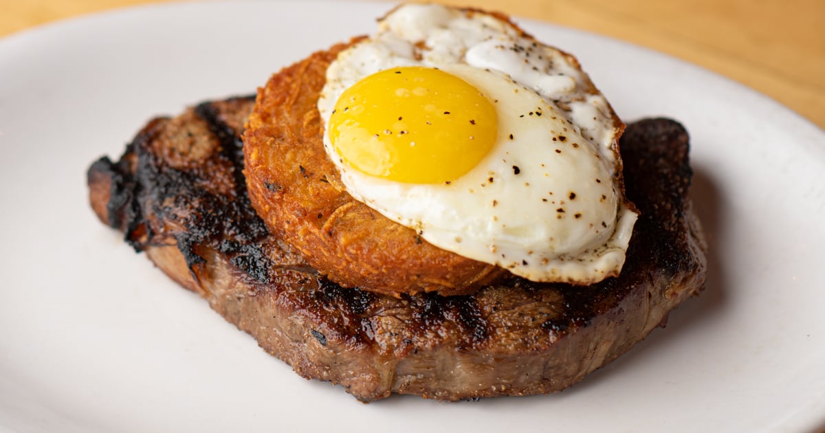 Fried Egg And Hash Brown Dinner The Still Whiskey Steaks Steak House In Fort Collins Co 