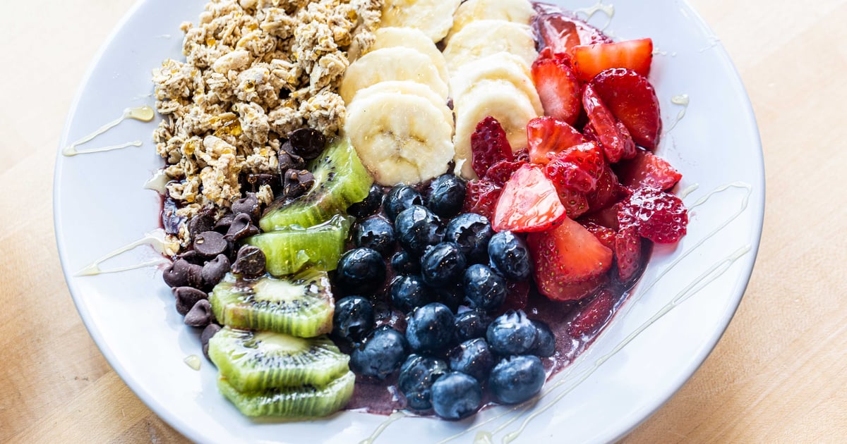Açai Bowl Breakfast Menu Munch Munch Waffles & More American
