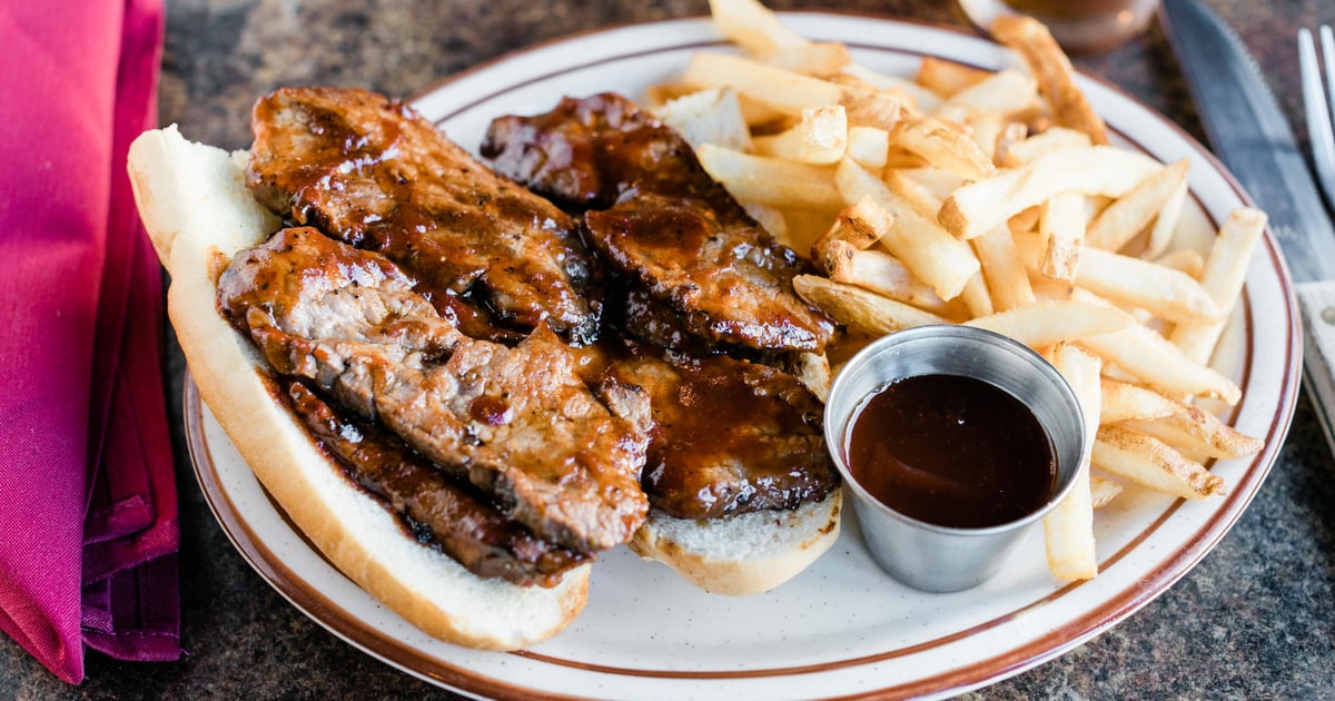 BBQ TriTip Sandwich Menu Winchesters Grill & Saloon American
