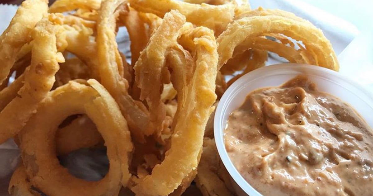 Homemade Onion Rings Menu Bailey's Surf N Turf Seafood Restaurant