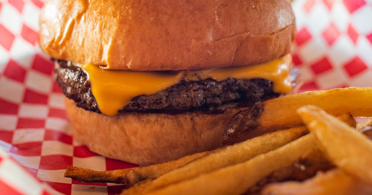 Kids' Burger Menu Town Hall Burger & Beer Burger Joint in NC