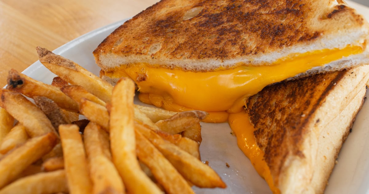 Kids' Grilled Cheese - Menu - Town Hall Burger & Beer - Burger Joint In NC