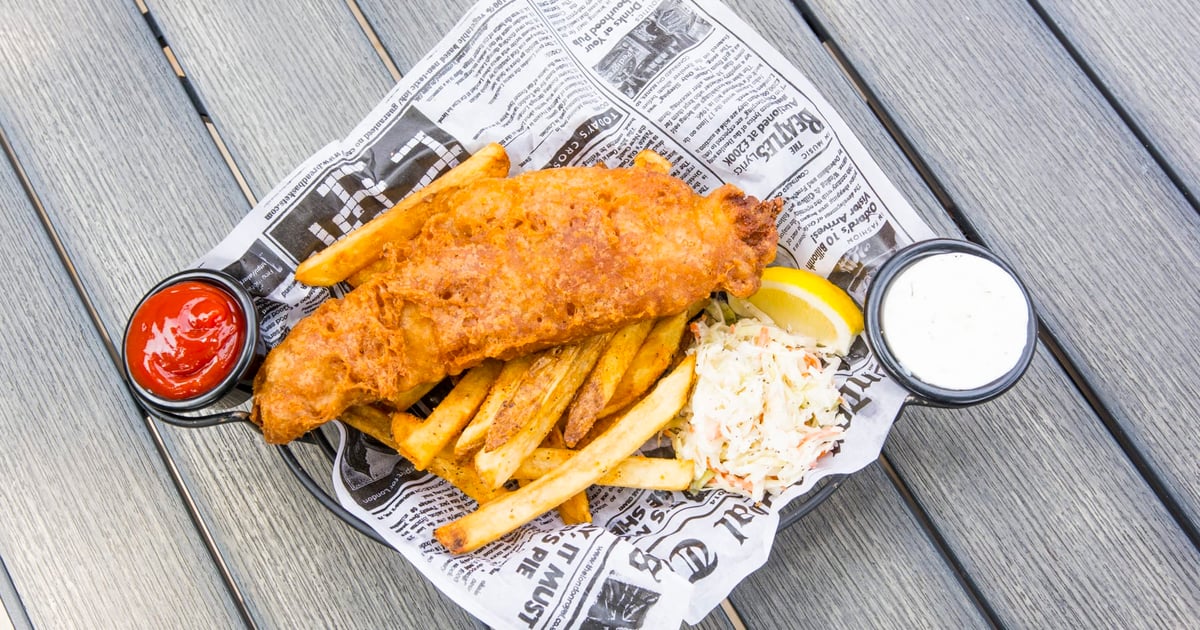 English Fish 'N Chips* - Our Menu - Friar Tuck's Tavern - Irish