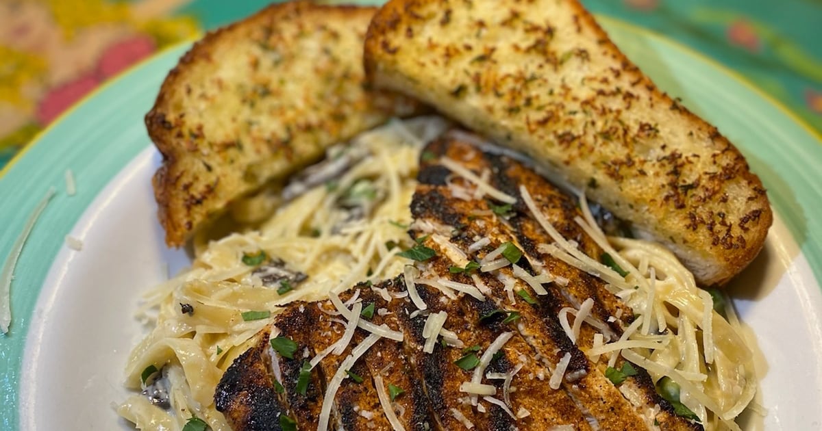 Blackened Chicken Alfredo - Harry and the Natives - Bar & Grill in
