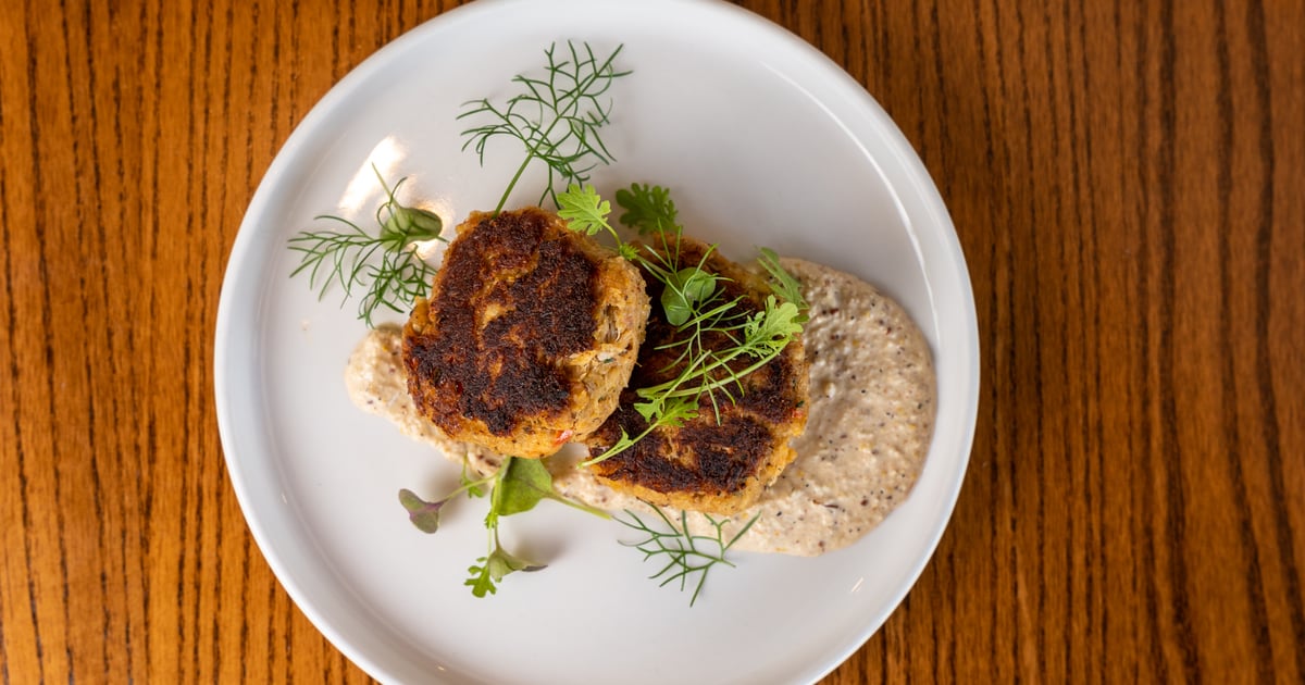 Seared Lump Crab Cake Brunch Ember & Iron