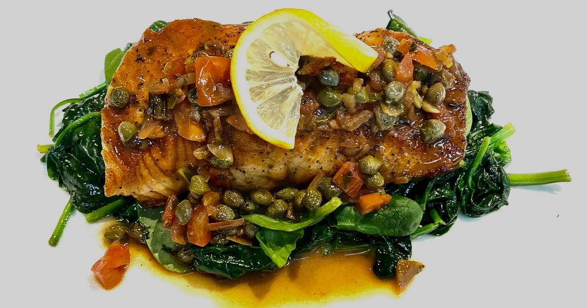 Salmone Piccata al Forno