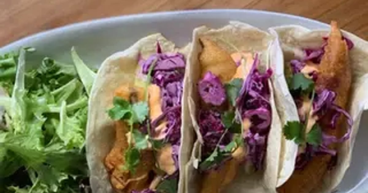 Crispy Fish Tacos - Lunch Menu - Stone Fire Italian ...