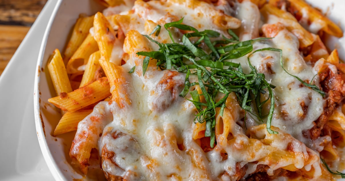 Panino's Baked Mostaccioli - Main Menu - Panino's North Oaks ...