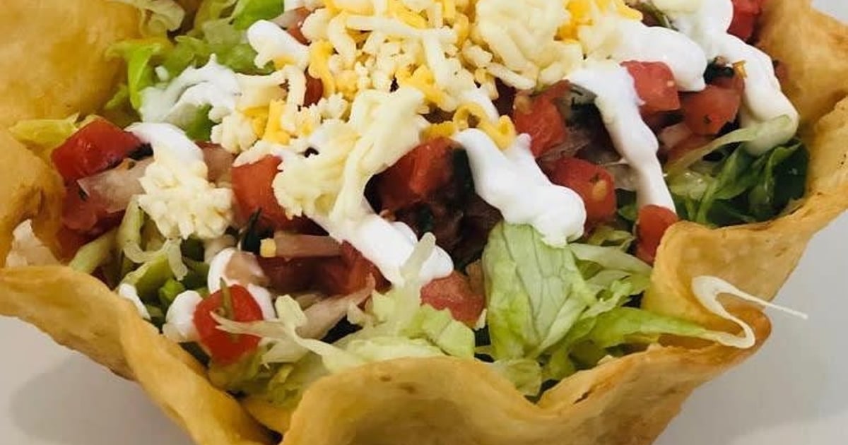 Taco Salad Dinner Menu Margarita King Mexican Grill Cantina 