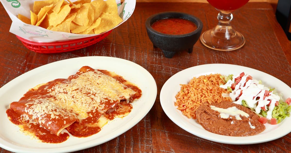 Enchiladas Supremas Dinner Menu Margarita King Mexican Grill