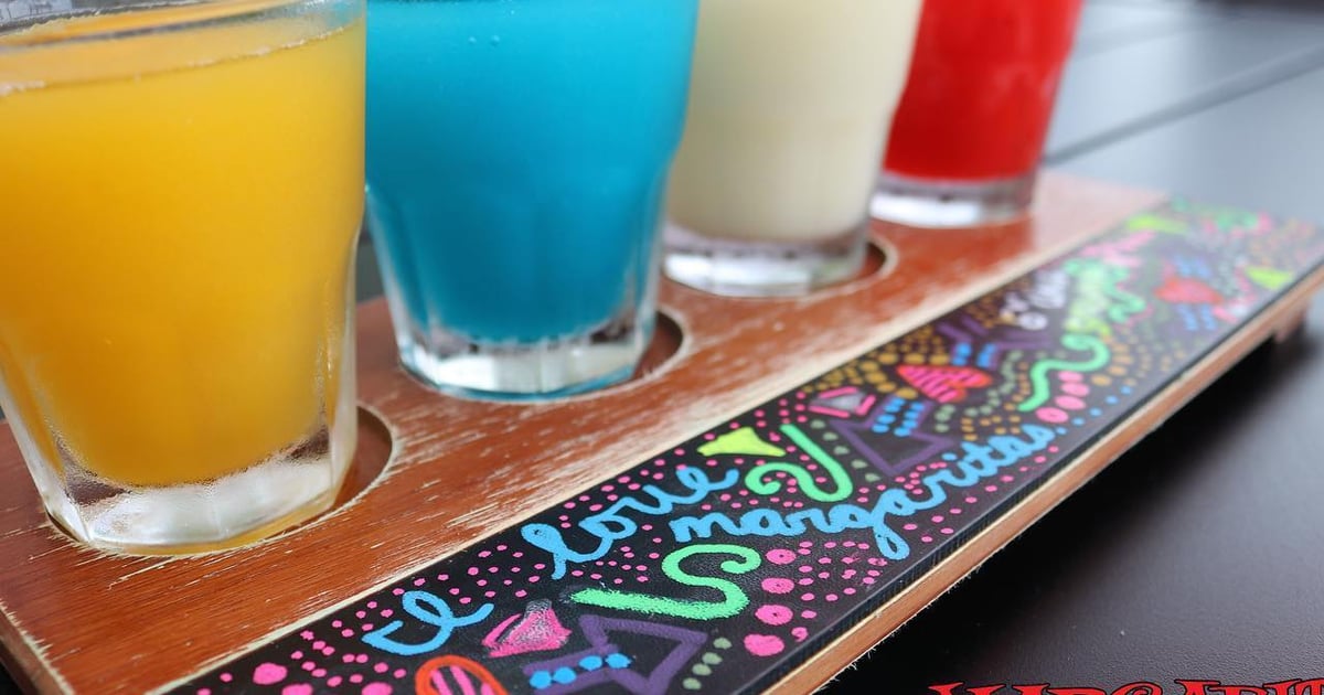 Margarita Sampler Drink Menu Margarita King Mexican Grill & Cantina