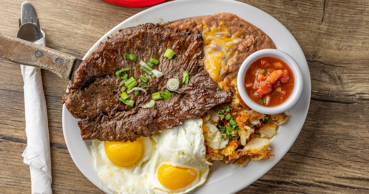Carne Asada and Eggs Coyote Grill Laguna Beach Mexican