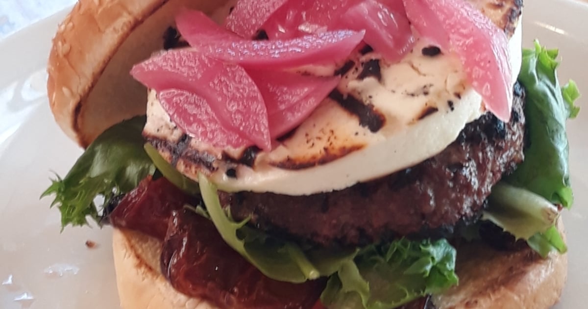 Lamb Burger Menu CafeArta&Pub at Third place