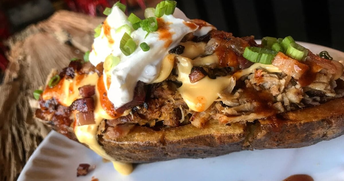BroJo's Smoked & Loaded Potato Skin Dinner Menu Brother John's Beer