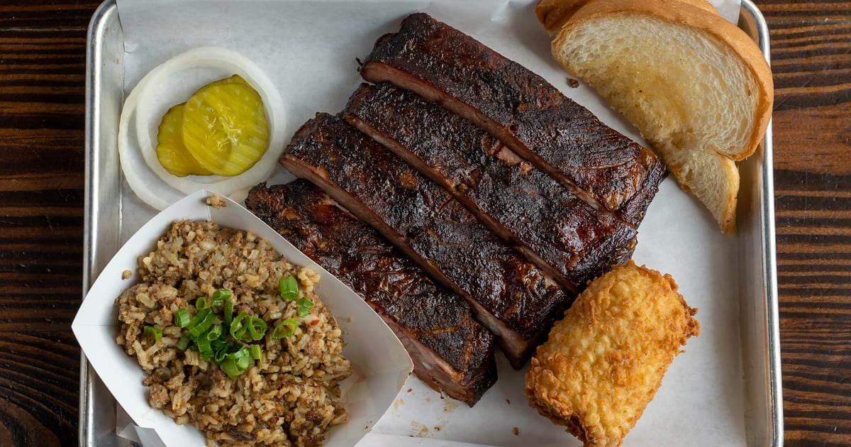 Spare Rib Plate - Rays Real Pit BBQ Shack - Barbecue Restaurant in ...