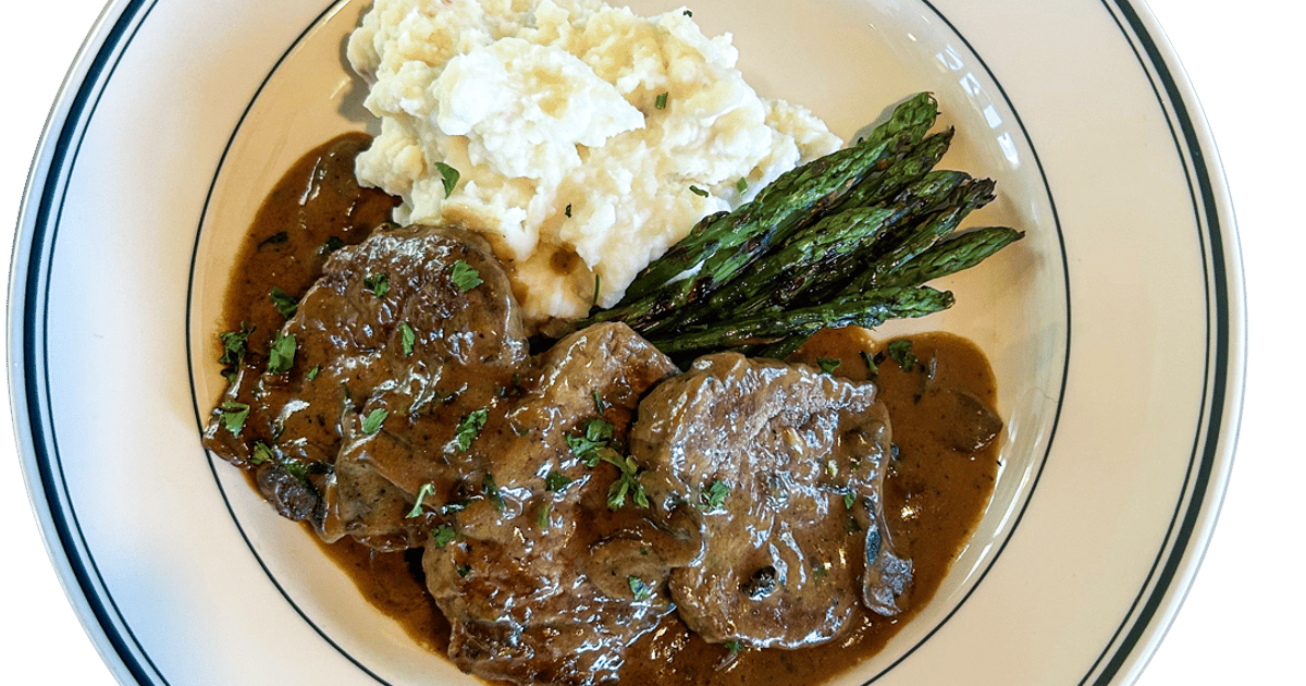 Filet Mignon Steak Diane DG Dine In & To Go The Daily Grill Bar