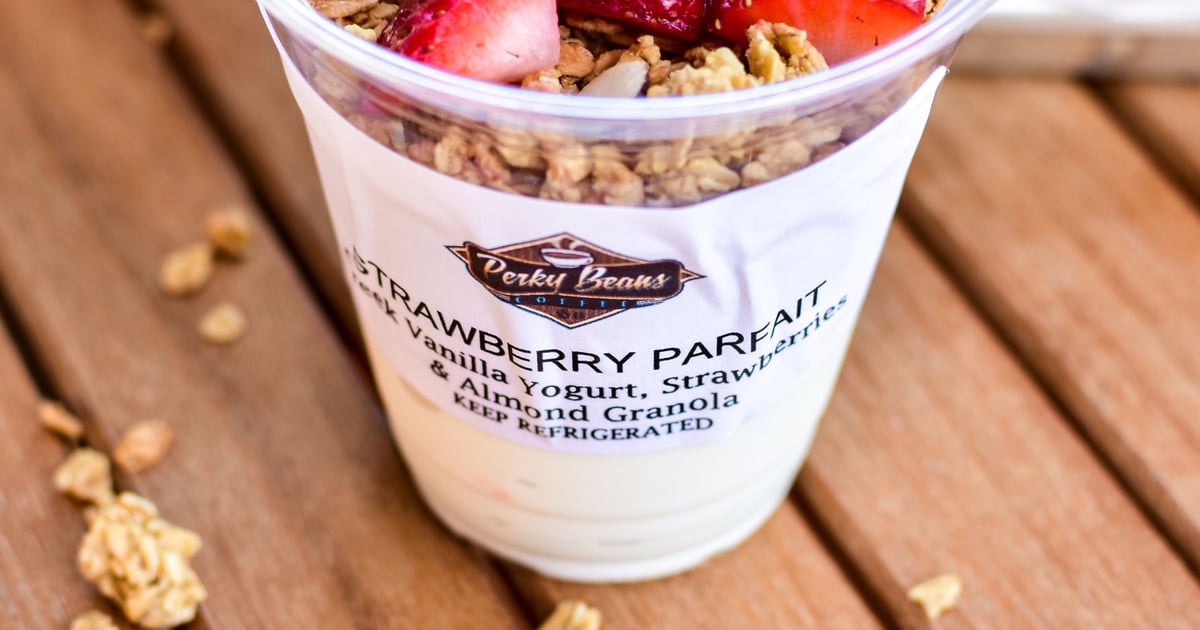 Strawberry Parfait Grab & Go Food Perky Beans Coffee & PB Café