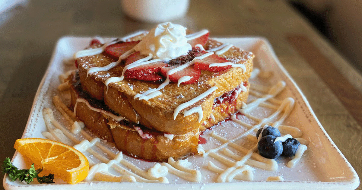Weekly SpecialWild Berry and Cream Cheese Stuffed French Toast