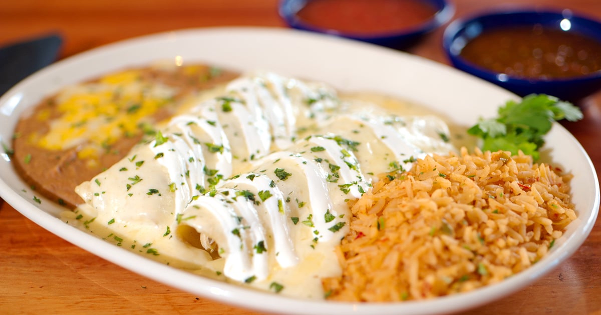 Sour Cream Chicken Enchiladas (3) Entrees Tiago's Cabo Grille