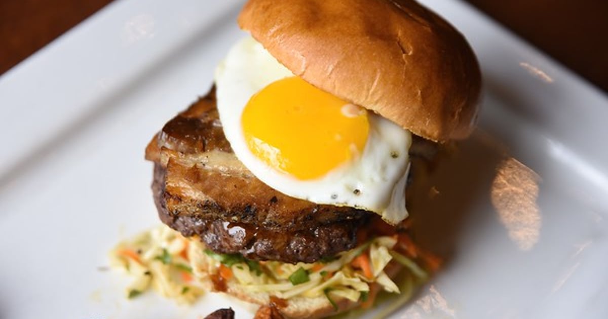 Fried Egg Burger • The Heirloom Pantry