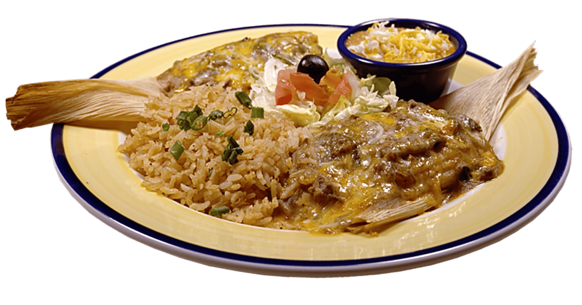 Machaca Green Corn Tamales Dinner Menu Arriba Mexican Grill New