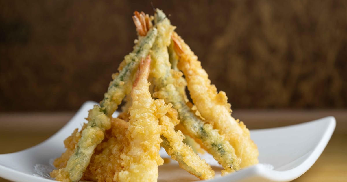 Assorted Tempura Teppan Dinner Menu OSabi Japanese Restaurant