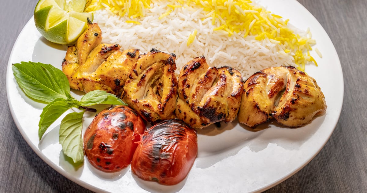 CHICKEN KABOB Nasa Menu Kasra Persian Grill Persian restaurant in TX