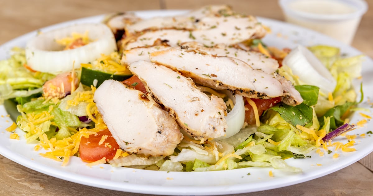 *Chicken Tender Salad Main Menu River Bottom Bar & Grill