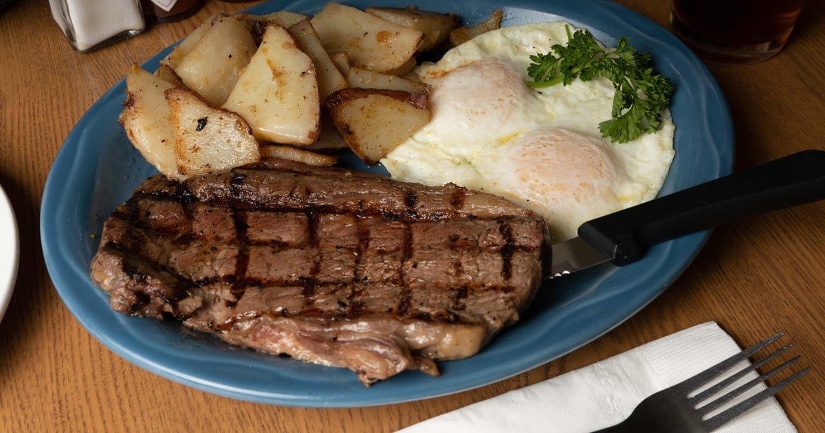Steak & Eggs - Breakfast - Los Amigos Restaurant - Mexican Restaurant