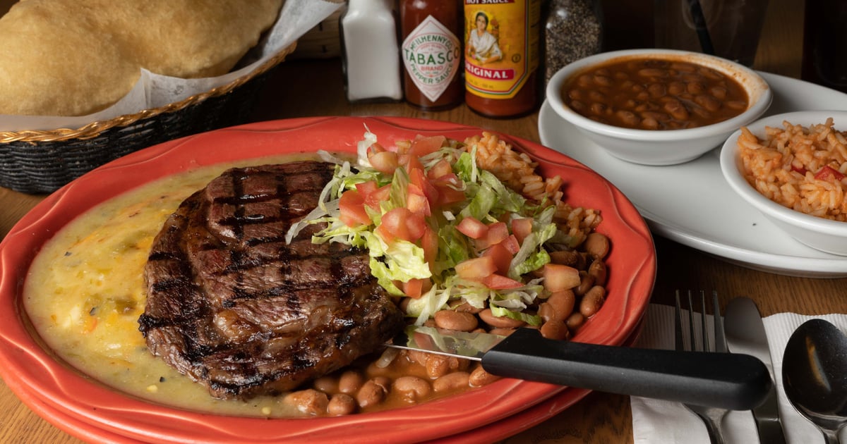 Steak & Enchiladas Lunch & Dinner Los Amigos Restaurant Mexican