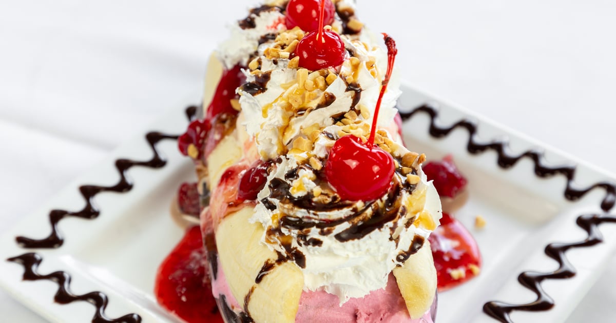 Banana Split Menu Magnolia Diner