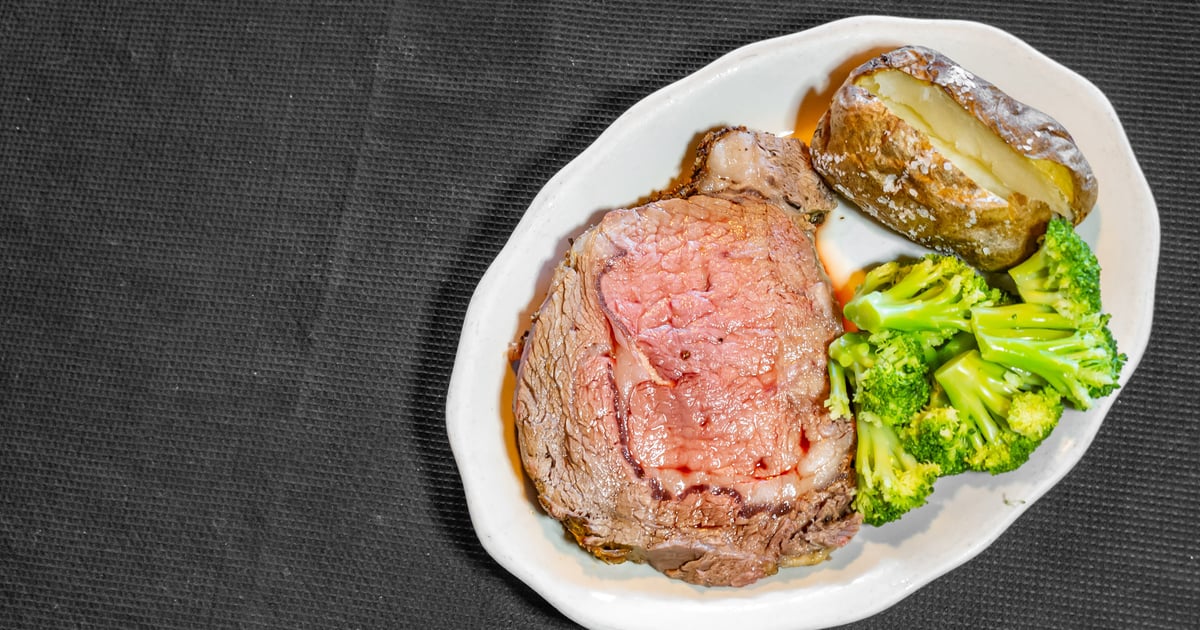 Slow Roasted Black Angus Prime Rib - Baker's Restaurant - Family Style ...