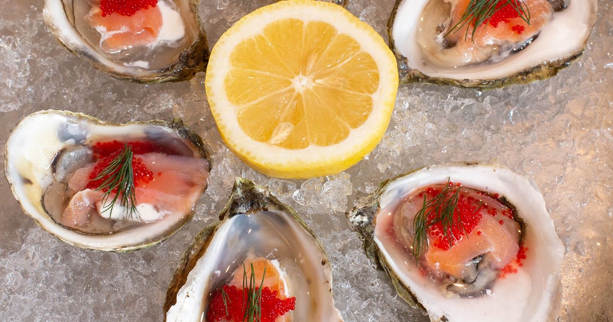 Oysters on the Half Shell* Gluten Free Saltwater Grille CT