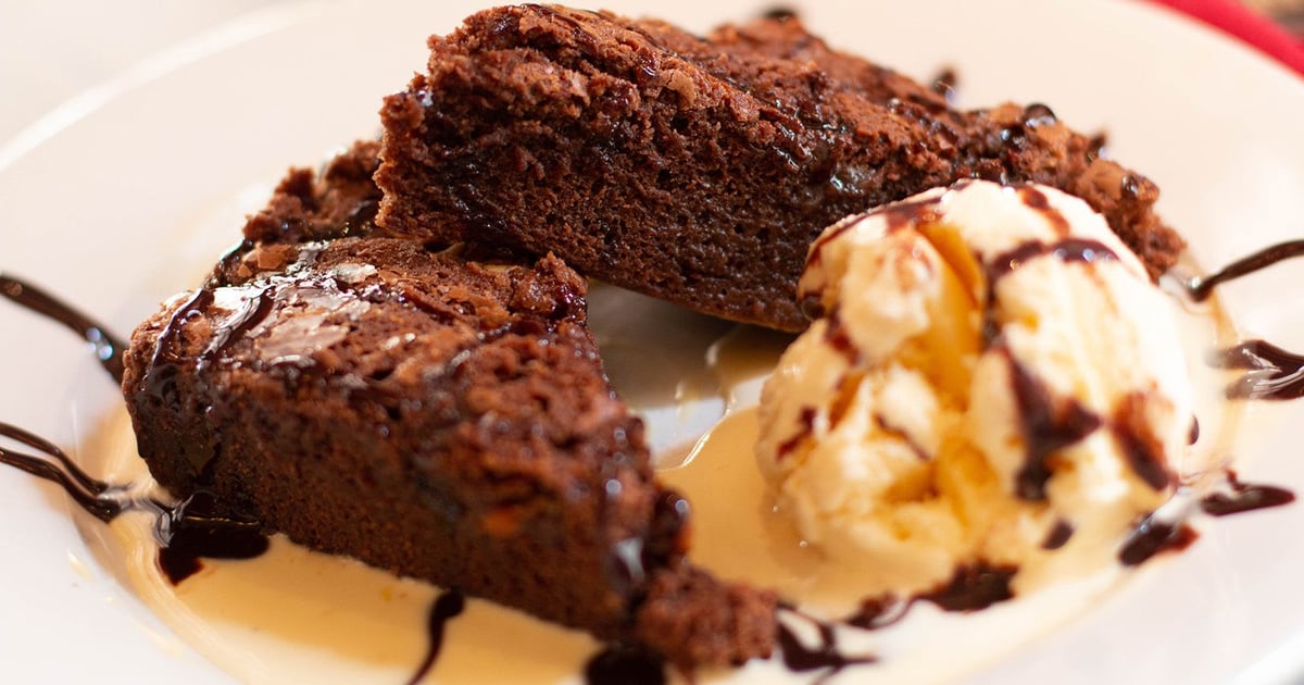 Chocolate Brownie Sundae Desserts Saltwater Grille CT American