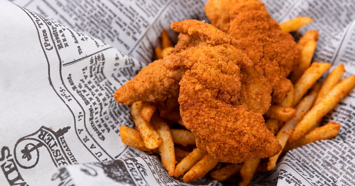 Chicken Tenders & Fries Adult Beverages Kickin Kasian Asian Cajun