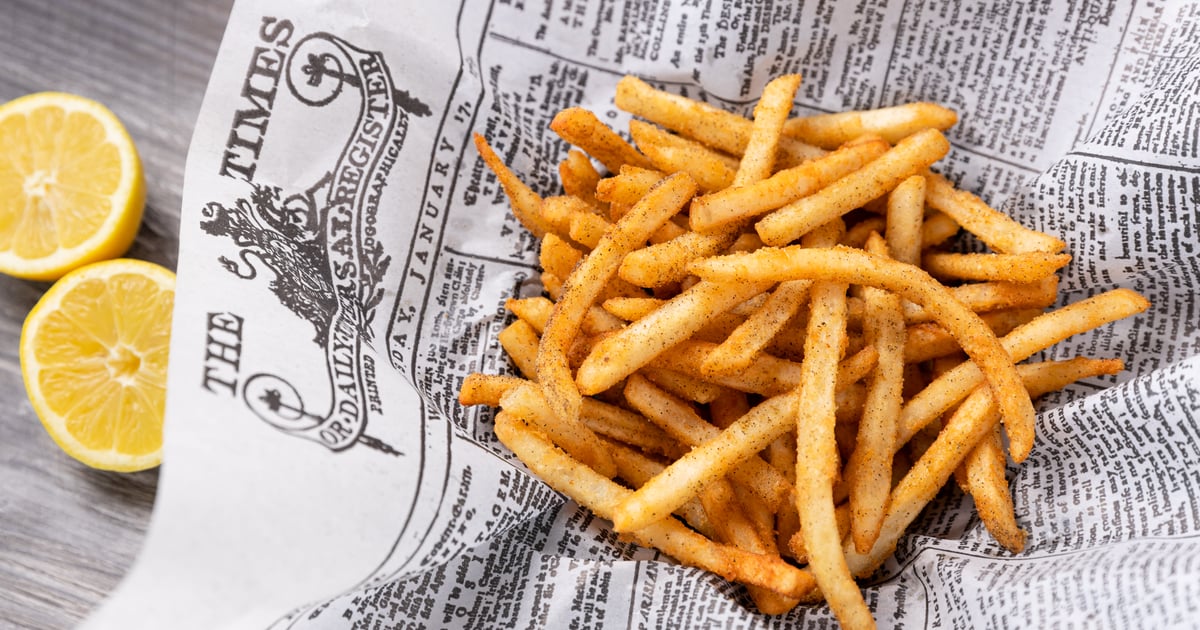 Lemon Pepper Fries Freshly Fried Kickin Kasian Asian Cajun Fusion