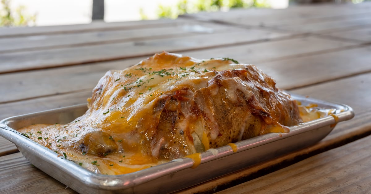 Turkey Stuffed Baked Potato Food Truck Menu Turkey Leg Hut Creole