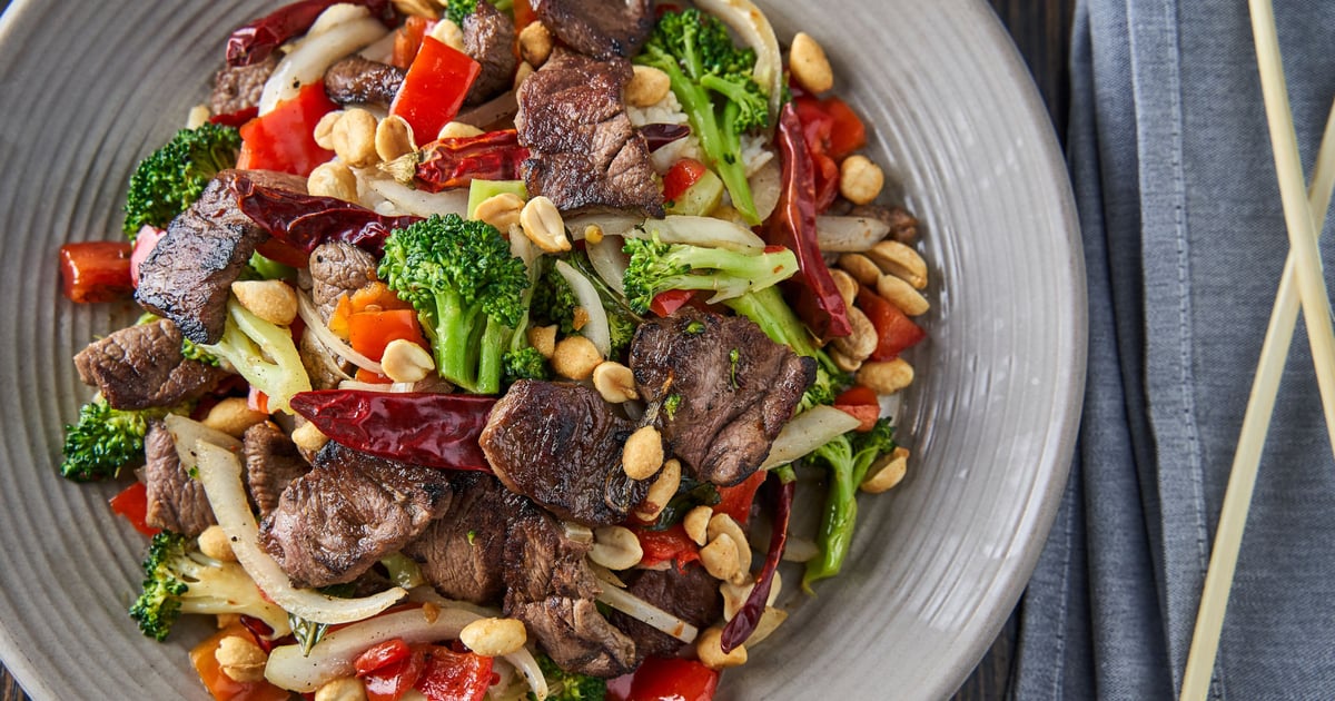 Kung Pao Beef Dinner Menu Ling & Louie's Asian Bar and Grill