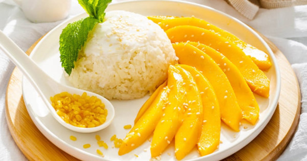 With Mango Sticky Rice In Instant Pot Coconut Mango Instant Pot