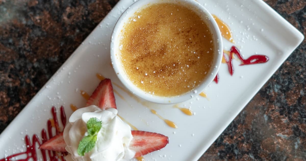 classic creme brûlée Desserts Joey's Bar & Grill Restaurant in