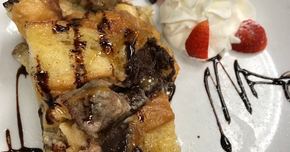 banana & chocolate bread pudding - Desserts - Joey's Bar & Grill ...